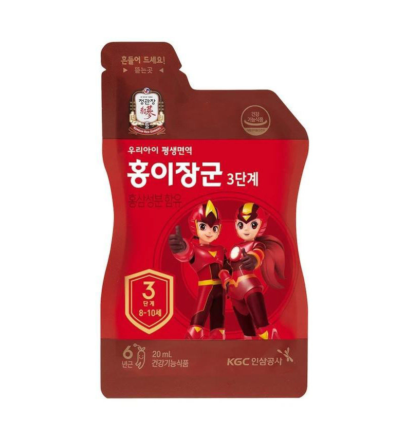 Nước Hồng Sâm Cho Trẻ Em Chính Phủ KGC Kid Tonic 20ml X 30 Gói