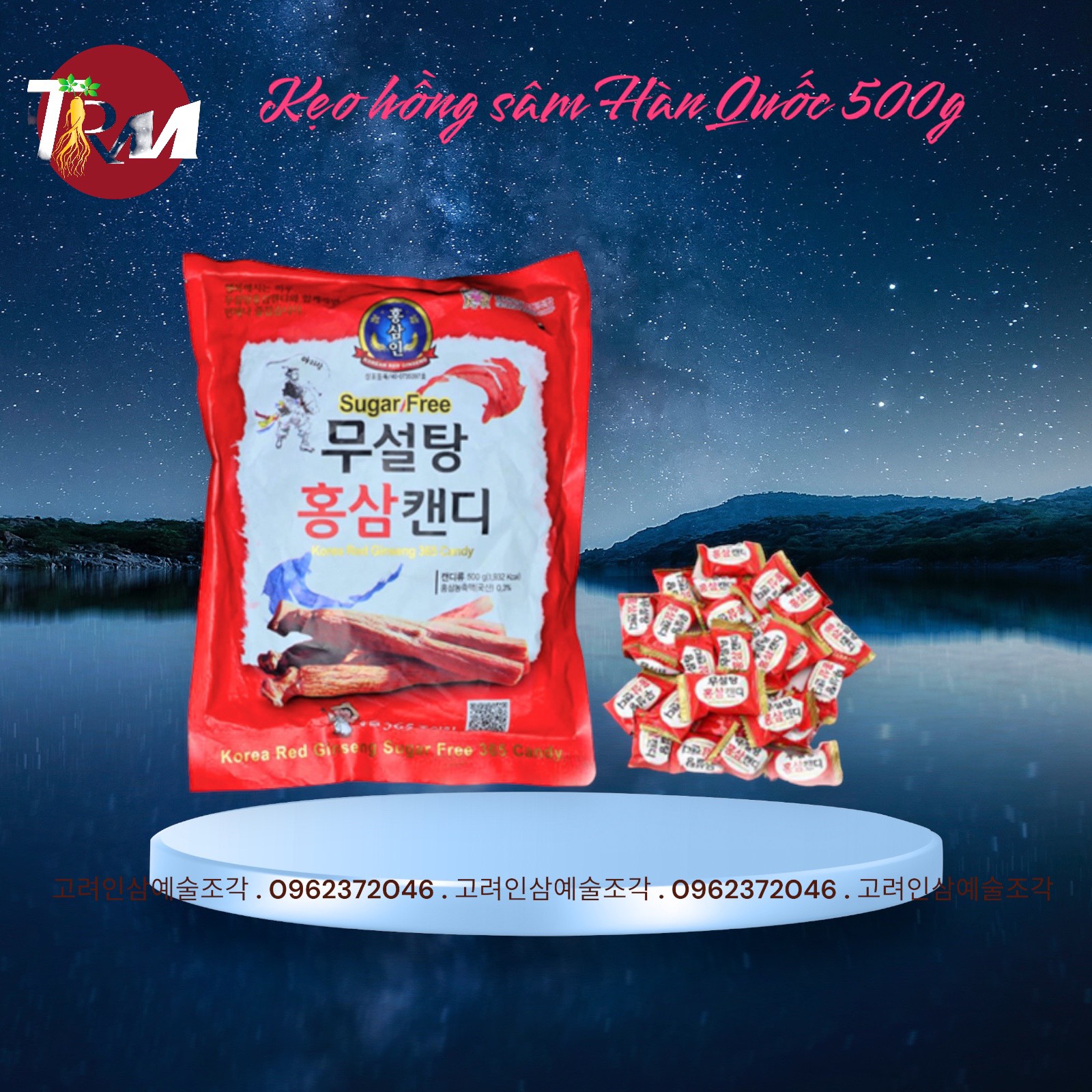 Kẹo Hồng Sâm Hàn Quốc 500g