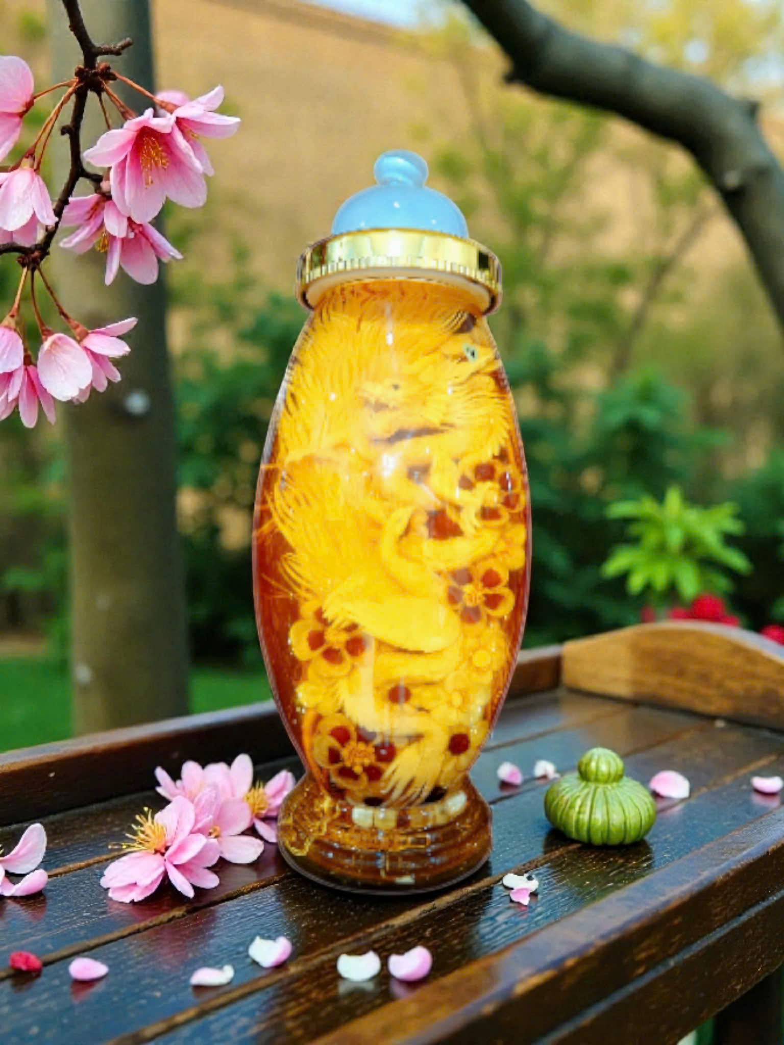 Bình Sâm Điêu Song Mã lân uyên ương giá rẻ